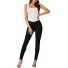 imageLYANER Womens Ribbed Tank Top Summer Sleeveless Scoop Neck Racerback Casual Basic Slim Fitted ShirtWhite