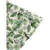 imageLYANER Womens 2 Piece Outfits Summer Lace Halter Cami Crop Top with Floral Mini Skirt SetLight Green