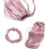 imageLYANER Womens Pajamas Set 7pcs Silk Satin Sleepwear Loungewear Cami Shirt Pj SetBaby Pink
