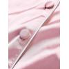imageLYANER Womens Pajamas Set 7pcs Silk Satin Sleepwear Loungewear Cami Shirt Pj SetBaby Pink