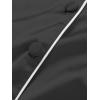imageLYANER Womens Pajamas Set 7pcs Silk Satin Sleepwear Loungewear Cami Shirt Pj SetBlack