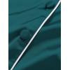 imageLYANER Womens Pajamas Set 7pcs Silk Satin Sleepwear Loungewear Cami Shirt Pj SetDark Green