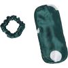 imageLYANER Womens Pajamas Set 7pcs Silk Satin Sleepwear Loungewear Cami Shirt Pj SetPolka Dots Green