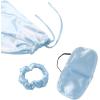 imageLYANER Womens Pajamas Set 7pcs Silk Satin Sleepwear Loungewear Cami Shirt Pj SetSky Blue