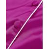 imageLYANER Womens Pajamas Set 7pcs Silk Satin Sleepwear Loungewear Cami Shirt Pj SetViolet Red