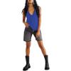 imageLYANER Womens Summer V Neck Basic Sleeveless Racerback Tank Top Casual Loose ShirtsRoyal Blue