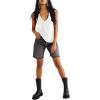 imageLYANER Womens Summer V Neck Basic Sleeveless Racerback Tank Top Casual Loose ShirtsSolid White
