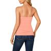 imageLYANER Womens Lace V Neck Camisole Adjustable Strap Cami Sleeveless Tank Undershirt TopBaby Pink