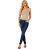 imageLYANER Womens Lace V Neck Camisole Adjustable Strap Cami Sleeveless Tank Undershirt TopKhaki