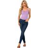 imageLYANER Womens Lace V Neck Camisole Adjustable Strap Cami Sleeveless Tank Undershirt TopLavender