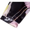 imageLYANER Womens Pajamas Set 4 pcs Satin Silk Cami Top Button Down Loungewear Pjs SetBlack