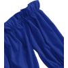 imageLYANER Womens Off Shoulder Ruffle Trim Puff Long Sleeve Tube Crop Blouse Shirt TopNavy