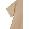 imageLYANER Womens Short Sleeve Twist Front Crop Tops Tee TShirt with PocketLight Khaki
