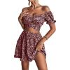 Wine Red Floral