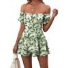 Floral Green Leaves
