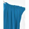 imageLYANER Womens Wraped V Neck Ruched Sleeveless Tank Leotard Bodysuit TopTeal