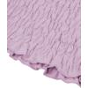 imageLYANER Womens 2 Piece Outfits Tie Knot Front Bell Long Sleeve Crop Top and Mini Skirt SetLight Purple