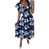 Floral Navy Blue