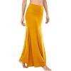 imageLYANER Womens Casual High Waist Solid Flare Long Maxi SkirtGinger
