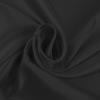 imageLYANER Womens Satin Silk High Waist Side Zipper Up Ruffle Hem Flared Midi SkirtPure Black