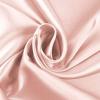 imageLYANER Womens Satin Silk High Waist Side Zipper Up Ruffle Hem Flared Midi SkirtPure Pink