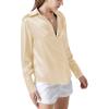imageLYANER Womens Satin Silky Collar Buttons Down Long Sleeve Work Blouse Shirt TopsChampagne