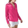 imageLYANER Womens Satin Silky Collar Buttons Down Long Sleeve Work Blouse Shirt TopsRose