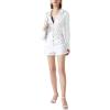 imageLYANER Womens Satin Silky Collar Buttons Down Long Sleeve Work Blouse Shirt TopsWhite