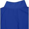 imageLYANER Womens Mock Neck Asymmetrical High Low Balloon Long Sleeve Long Shirt Blouse Tunic TopBlue