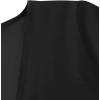 imageLYANER Womens Floral Print V Neck Tie Knot Ruffle Hem Short Sleeve Blouse Peplum TopBlack Solid