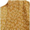 imageLYANER Womens Floral Print V Neck Tie Knot Ruffle Hem Short Sleeve Blouse Peplum TopGinger