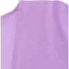 imageLYANER Womens Floral Print V Neck Tie Knot Ruffle Hem Short Sleeve Blouse Peplum TopLight Purple