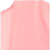 imageLYANER Womens Floral Print V Neck Tie Knot Ruffle Hem Short Sleeve Blouse Peplum TopSolid Pink