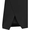imageLYANER Womens Split Front High Waist Zip Up Skort Mini Bodycon Culottes SkirtBlack