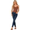 imageLYANER Womens Lace V Neck Camisole Adjustable Strap Cami Sleeveless Tank Undershirt TopCaramel