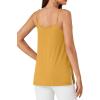 imageLYANER Womens Loose Square Neck Spaghetti Straps Slit Side Camisole Tank Cami TopGinger