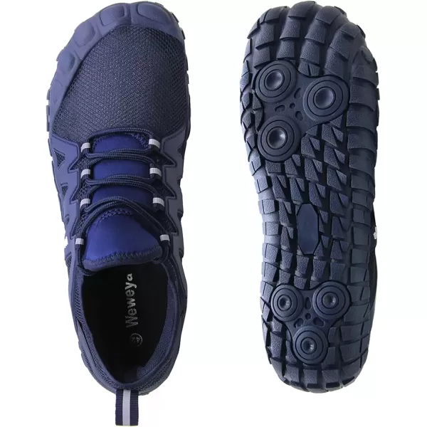 imageWeweya Barefoot Shoes Men Minimalist Running Cross Training ShoeBlue