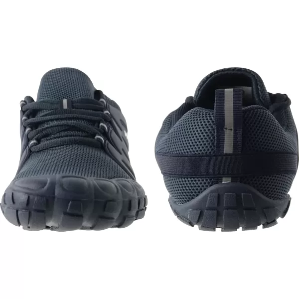 imageWeweya Barefoot Shoes Men Minimalist Running Cross Training ShoeBlue Adjustable Tongue