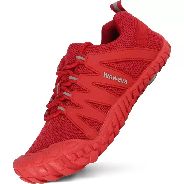 imageWeweya Barefoot Shoes for Women Minimalist Running Cross Training ShoeRed