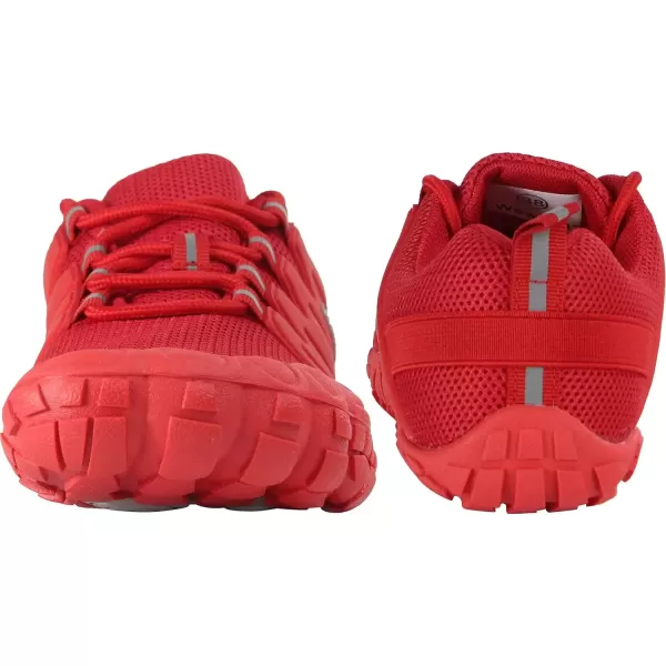 imageWeweya Barefoot Shoes for Women Minimalist Running Cross Training ShoeRed