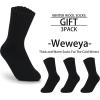 imageWeweya Boot Socks for Women  Thick Winter Socks  Knit Warm Socks  Gifts for WomenBlack  Black  Black
