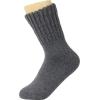 imageWeweya Boot Socks for Women  Thick Winter Socks  Knit Warm Socks  Gifts for WomenBlack  Black  Cream  Cream  Grey