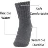 imageWeweya Boot Socks for Women  Thick Winter Socks  Knit Warm Socks  Gifts for WomenBlack  Black  Cream  Cream  Grey