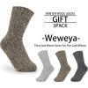 imageWeweya Boot Socks for Women  Thick Winter Socks  Knit Warm Socks  Gifts for WomenBlack  Brown  Grey