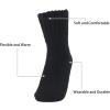 imageWeweya Boot Socks for Women  Thick Winter Socks  Knit Warm Socks  Gifts for WomenBlack  Cream  Gray