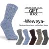 imageWeweya Boot Socks for Women  Thick Winter Socks  Knit Warm Socks  Gifts for WomenBrown  Blue  Green  Black  Red