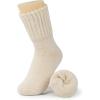 imageWeweya Boot Socks for Women  Thick Winter Socks  Knit Warm Socks  Gifts for WomenCream  Cream  Cream