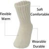 imageWeweya Boot Socks for Women  Thick Winter Socks  Knit Warm Socks  Gifts for WomenMilk Tea  5 Pairs
