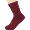 imageWeweya Boot Socks for Women  Thick Winter Socks  Knit Warm Socks  Gifts for WomenRed  Beige  Pink