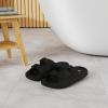 imageWeweya Sandals for Women and Men  Pillow Slippers  Double Buckle Adjustable Slides  EVA Flat SandalsBlack